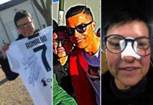 Cristiano bruises female fan’s nose; gets forgiven Elena di Martino Cristiano Ronaldo broken nose