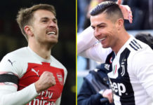 Aaron Ramsey and Cristiano Ronaldo will be team mates