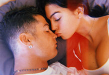Georgina Rodriguez reveals how to keep Cristiano Ronaldo happy Georgina Rodriguez kisses Cristiano Ronaldo's nose as the celebrity couple falls asleep